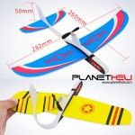 Hotrc Hand Throwing Airplane Free-flying Fix Wing Foam Capacitor Electric Glider DIY Plane Model Educational Toy
